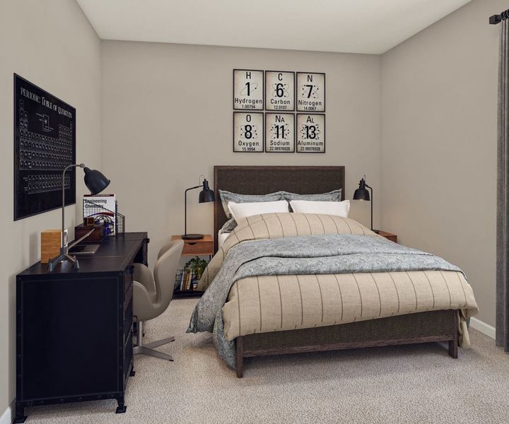 Furnished interior view inside a new home in Sterling Ranch, Littleton (Image 9).