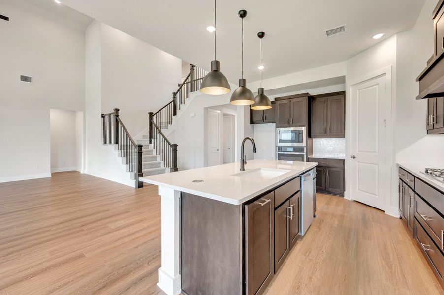 Furnished interior view inside a new home in Bridgewater, Midlothian (Image 6).