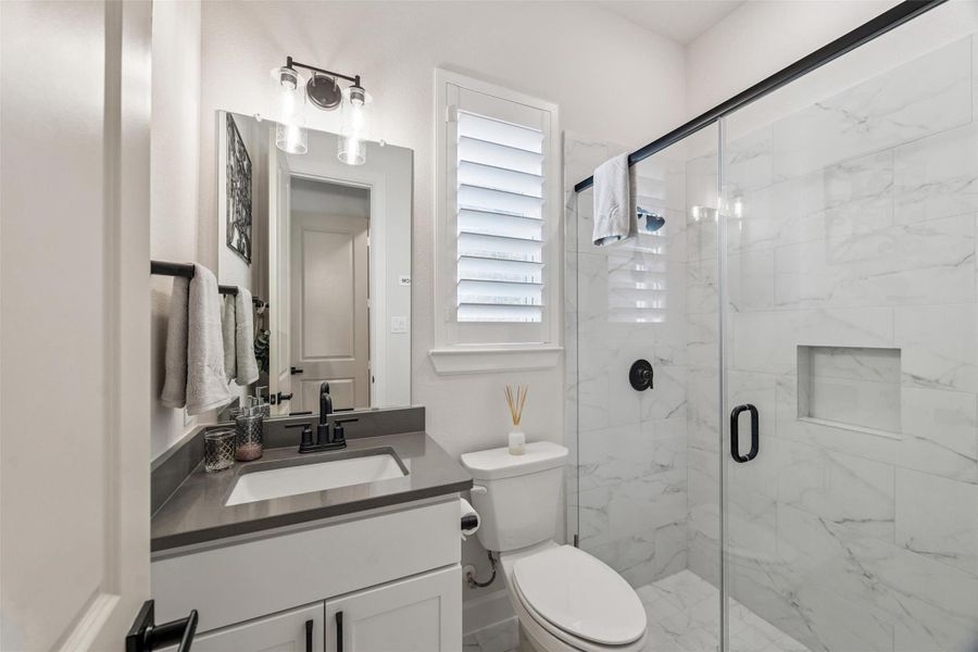 Furnished interior view inside a new home in Pine Trails, Tomball (Image 5). Furnished interior view inside a new home in Pine Trails, Tomball (Image 5).