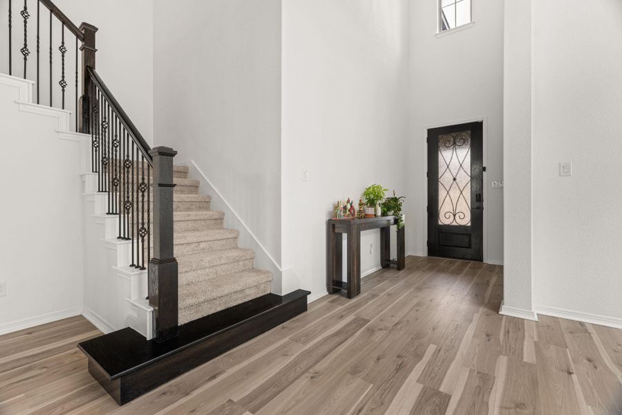 Furnished interior view inside a new home in Santa Rita Ranch, Liberty Hill (Image 11).