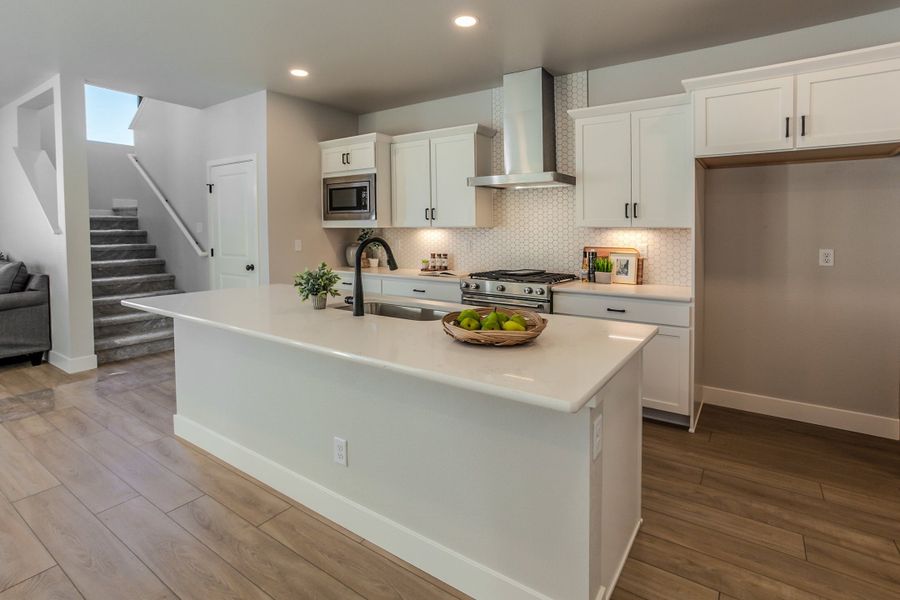 Representative furnished interior of a home built from the Tesla by Hartford Homes in Trailside, Timnath (Image 32).