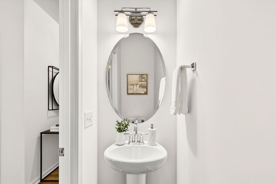 Furnished interior view inside a new home in Edgewater - Lakeview Point, Lancaster (Image 16). Furnished interior view inside a new home in Edgewater - Lakeview Point, Lancaster (Image 16).