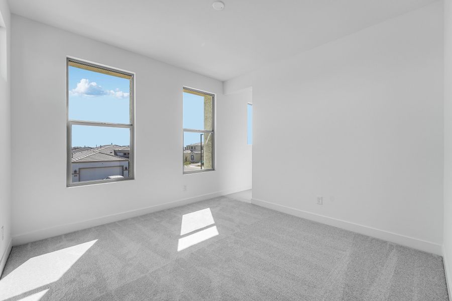 Representative unfurnished interior of a home built from the Revere by Taylor Morrison in Combs Ranch Landmark Collection, San Tan Valley (Image 28).