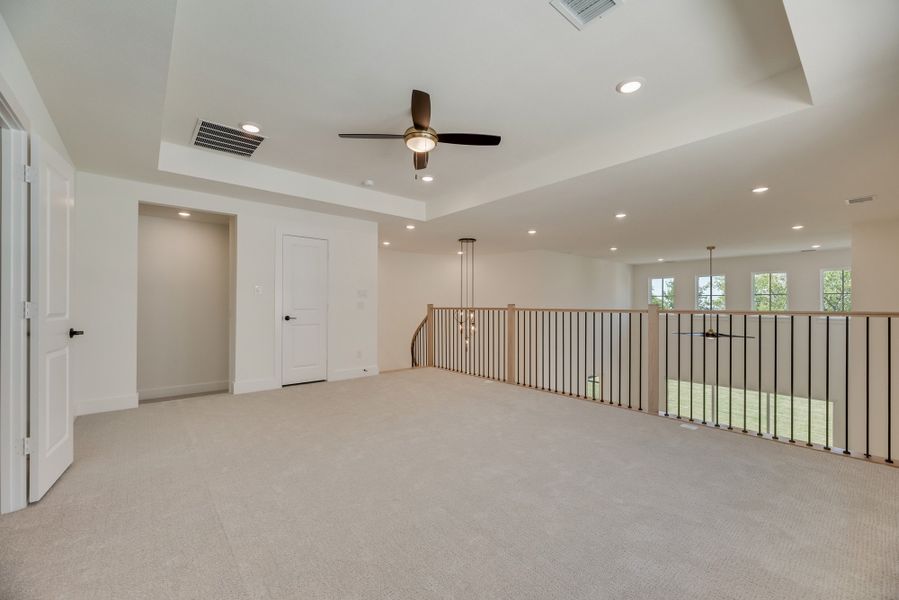 Spacious, unfurnished interior of a new home in Fields - 50' Lots, Frisco (Image 27).