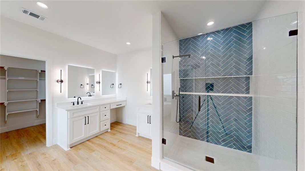 Furnished interior view inside a new home in , Greenville (Image 15).