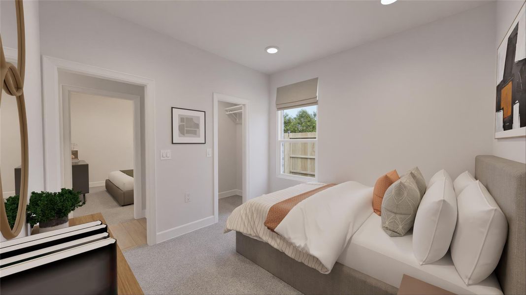 Furnished interior view inside a new home in Oakberry Trails, Waller (Image 15).