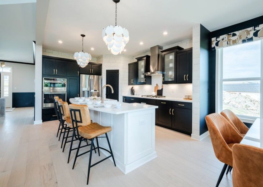 Representative furnished interior of a home built from the Clay by Fischer Homes in Woodberry, Canton (Image 8).