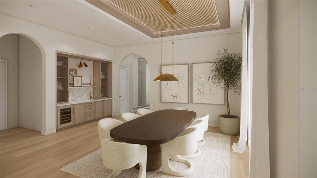 Furnished interior view inside a new home in , Winter Park (Image 8).