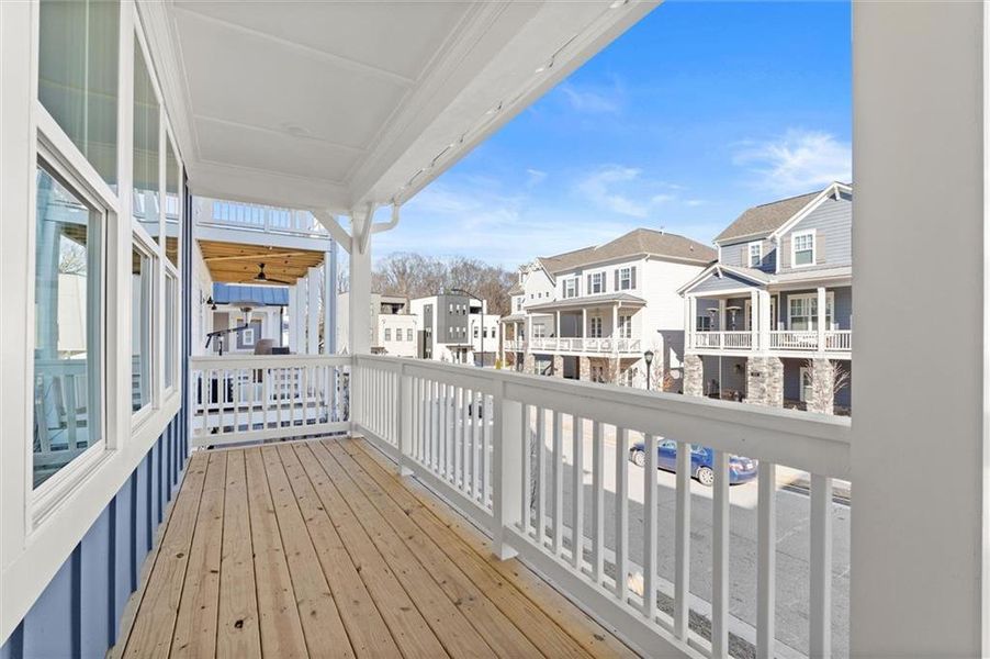Exterior details and patio area of a home in , Atlanta (Image 23).