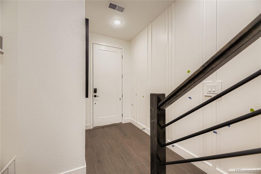 First floor entry