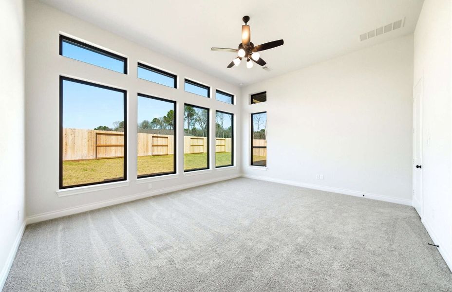 Spacious, unfurnished interior of a new home in The Highlands 55′, Porter (Image 42).