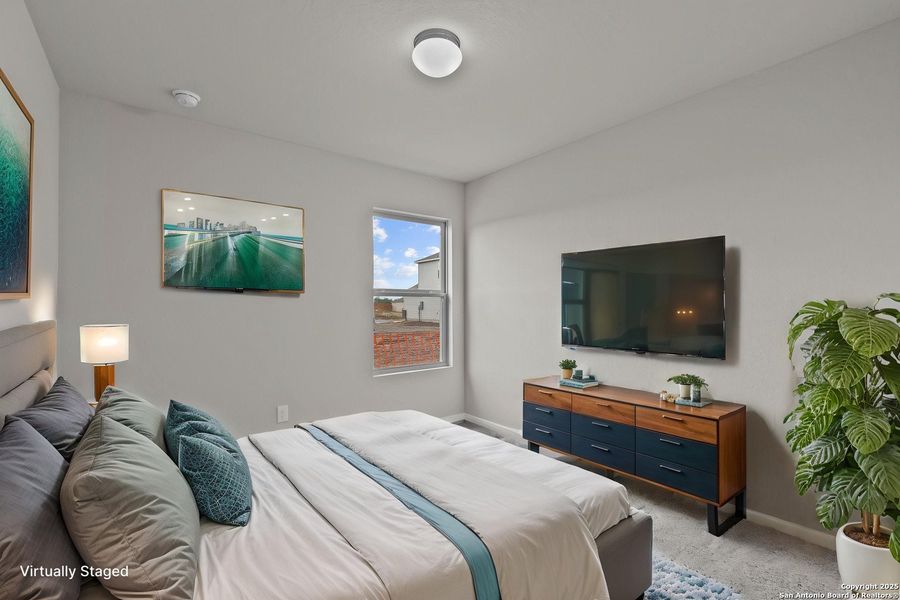 Furnished interior view inside a new home in Chaparral Ranch, Floresville (Image 11).