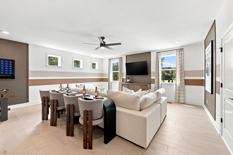 Representative furnished interior of a home built from the The Barrington by Davidson Homes LLC in Ashland, Holly Springs (Image 42).