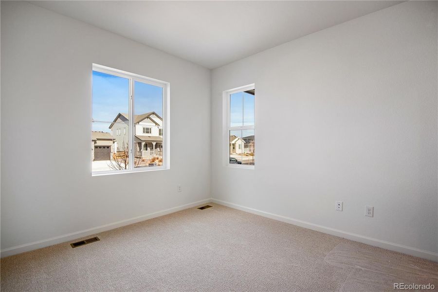 Spacious, unfurnished interior of a new home in Prelude at The Aurora Highlands, Aurora (Image 16). Spacious, unfurnished interior of a new home in Prelude at The Aurora Highlands, Aurora (Image 16).
