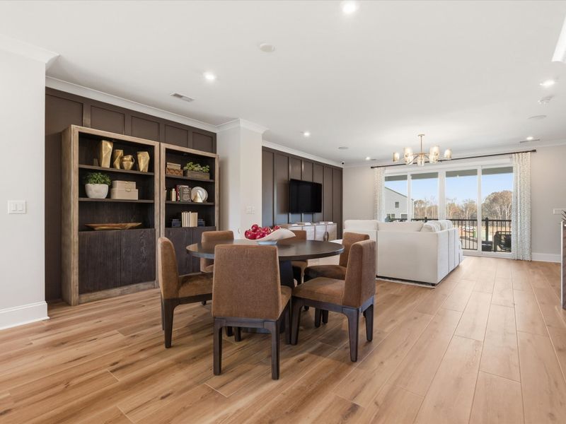 Furnished interior view inside a new home in Ross Farms, Charlotte (Image 12).