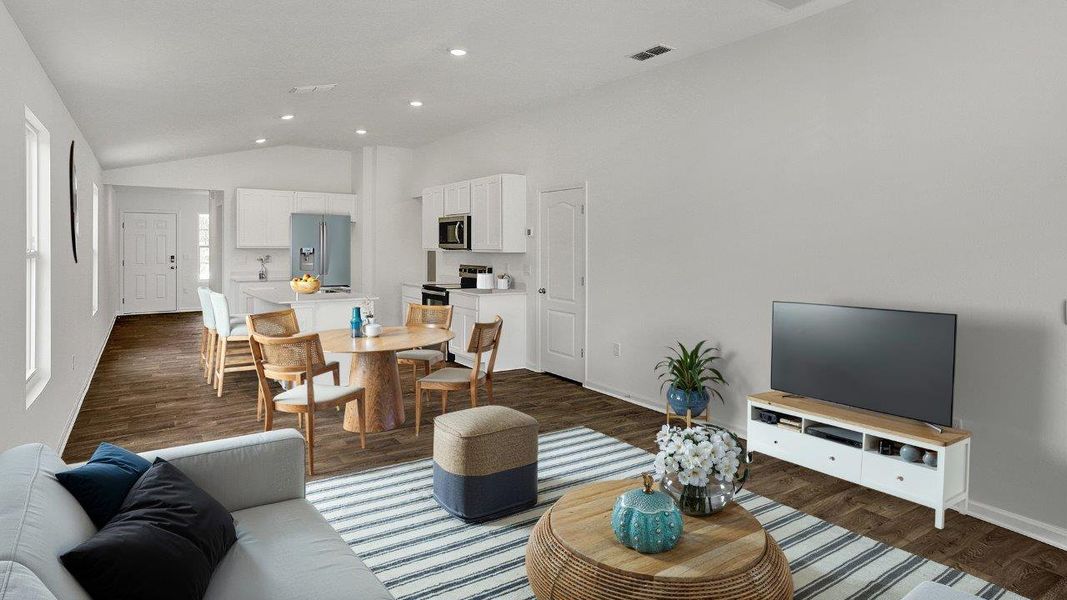 Representative furnished interior of a home built from the Adele+ by D.R. Horton in Liberty Cove, Yulee (Image 10).