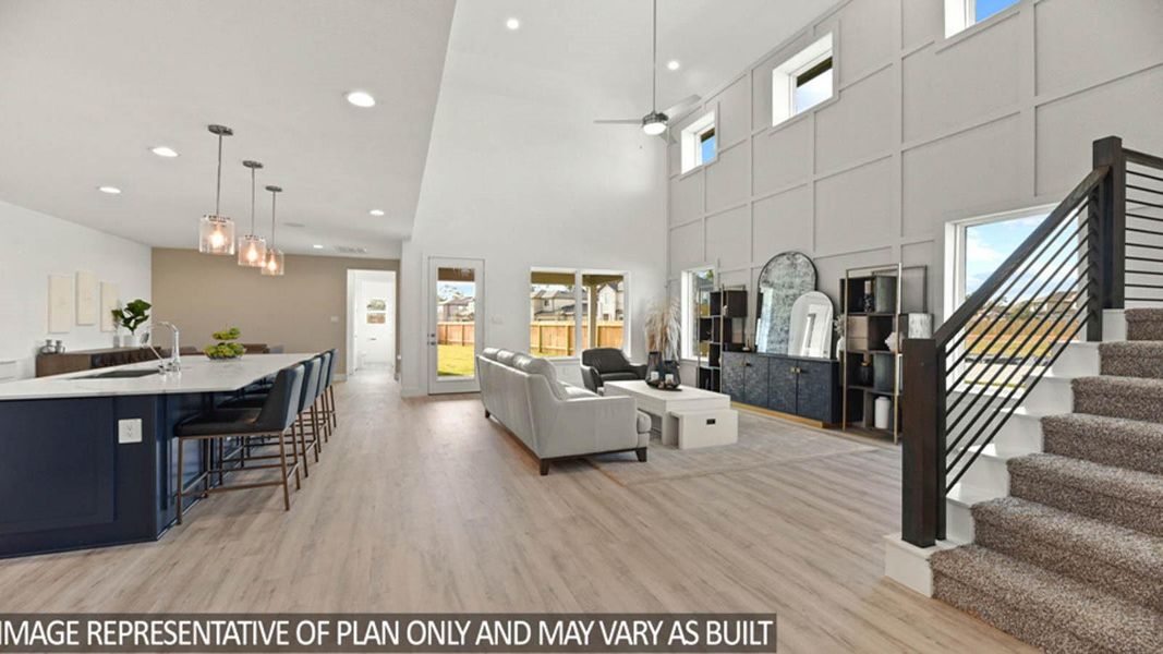 Furnished interior view inside a new home in River Ranch Estates, Dayton (Image 19). Furnished interior view inside a new home in River Ranch Estates, Dayton (Image 19).