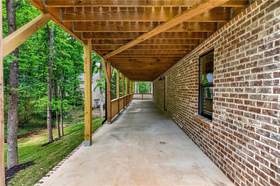 Exterior details and patio area of a home in , Cumming (Image 28).