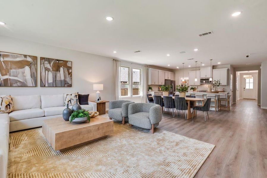 Furnished interior view inside a new home in , Anna (Image 12).