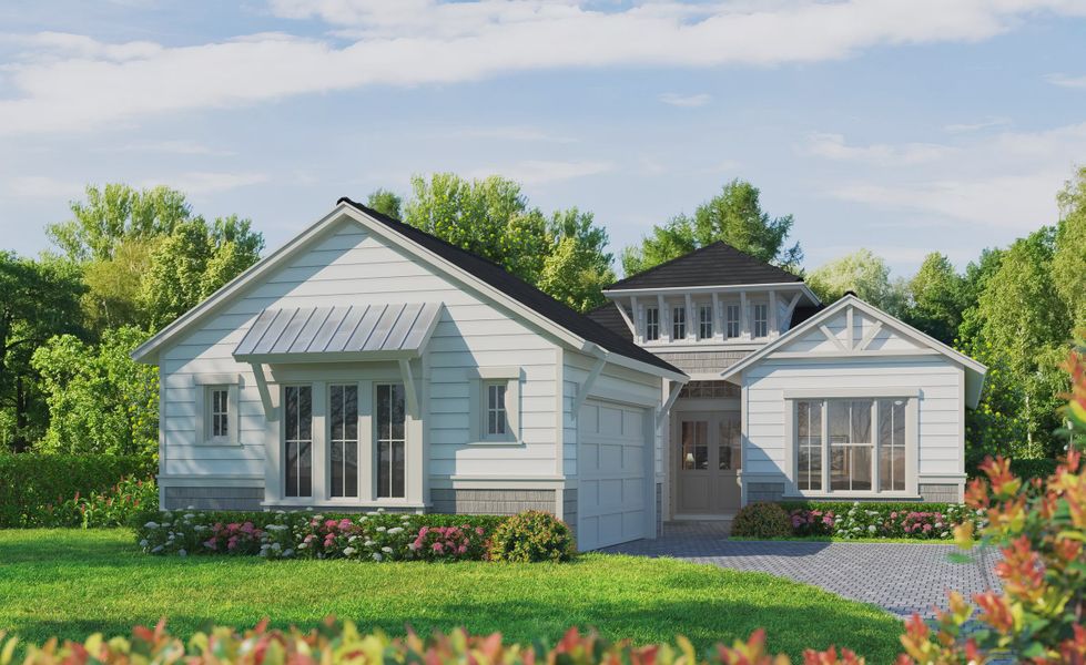 Representative exterior photo of a completed home built from the Avina - Classic Series | 50' Wide Lots by ICI Homes in Veranda Bay, Flagler Beach, FL (Image 4).