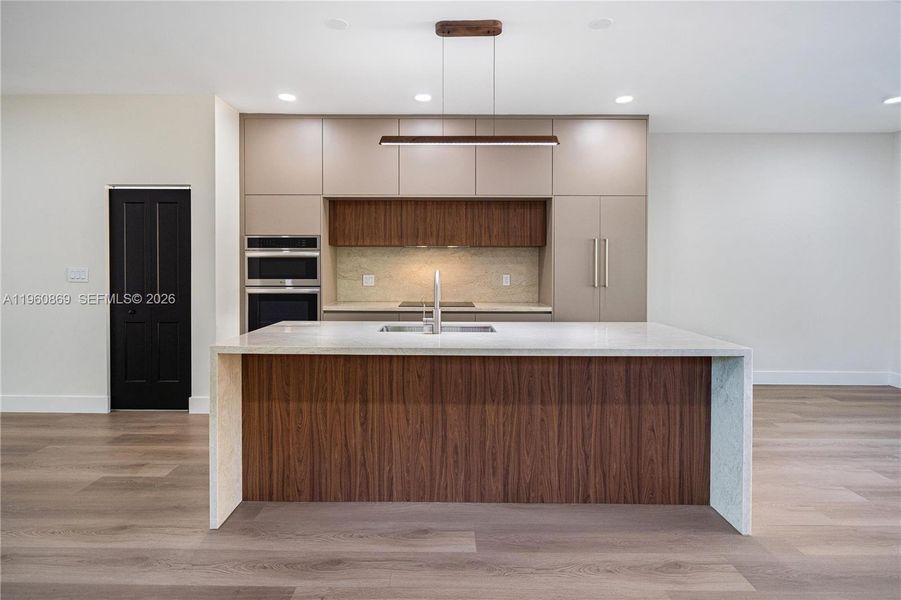 Furnished interior view inside a new home in , Miami (Image 9).