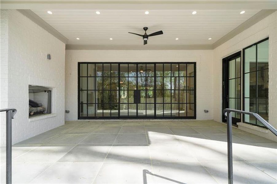 Exterior details and patio area of a home in , Atlanta (Image 31). Exterior details and patio area of a home in , Atlanta (Image 31).