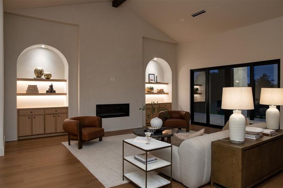 Furnished interior view inside a new home in , Heath (Image 7). Furnished interior view inside a new home in , Heath (Image 7).