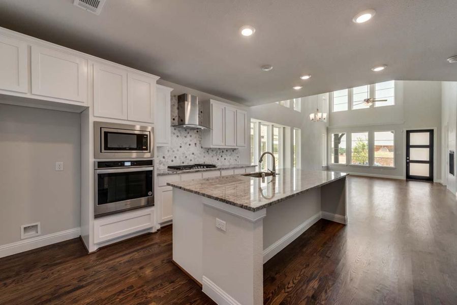 Furnished interior view inside a new home in Walton Ridge, Corinth (Image 3). Furnished interior view inside a new home in Walton Ridge, Corinth (Image 3).