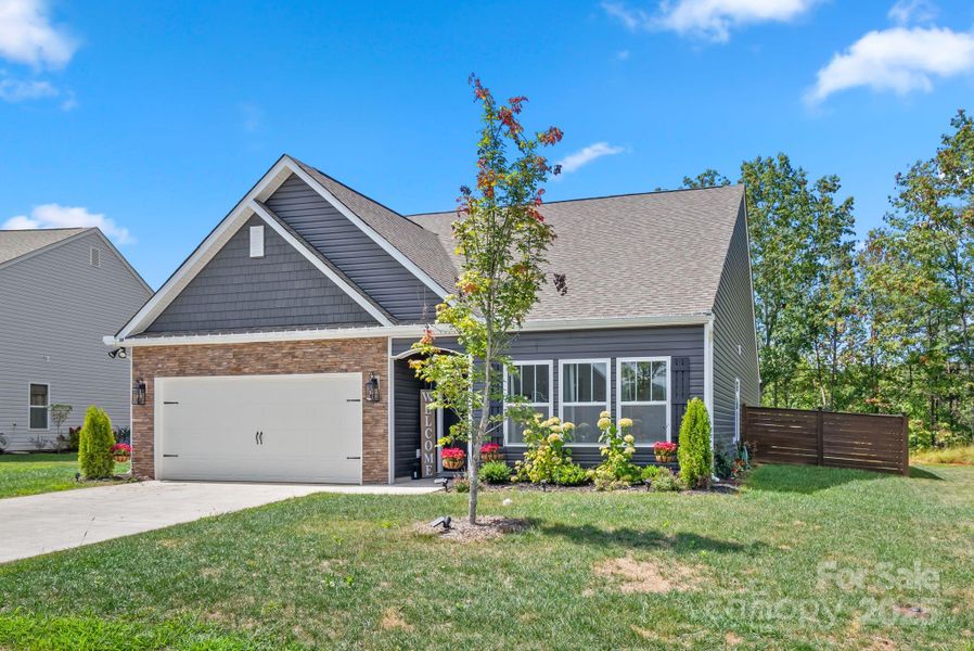 Front exterior of a new home in , Mars Hill, NC, highlighting curb appeal (Image 1). Front exterior of a new home in , Mars Hill, NC, highlighting curb appeal (Image 1).