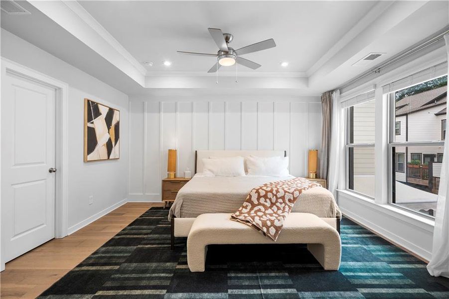 Furnished interior view inside a new home in Parkside at Mason Mill, Decatur (Image 14).