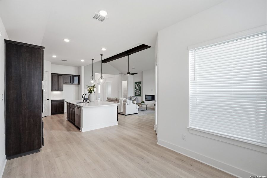 Furnished interior view inside a new home in Alsatian Oaks, Castroville (Image 17). Furnished interior view inside a new home in Alsatian Oaks, Castroville (Image 17).