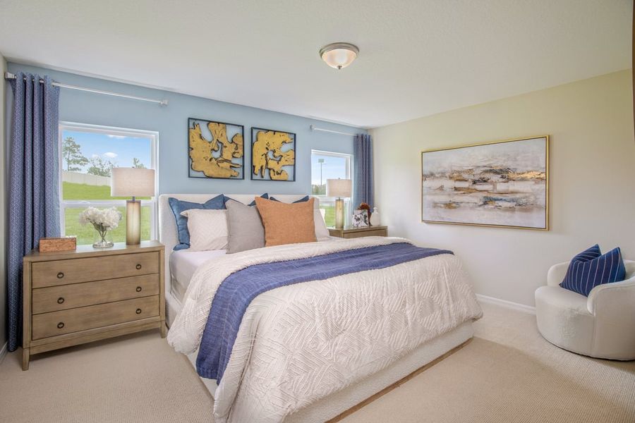 Representative furnished interior of a home built from the 1511 Modeled by KB Home in Sandal Key I, Weeki Wachee (Image 6).