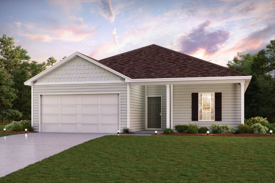 Front exterior of a new home in Sunny Hills, Chipley, FL, highlighting curb appeal (Image 1). Front exterior of a new home in Sunny Hills, Chipley, FL, highlighting curb appeal (Image 1).