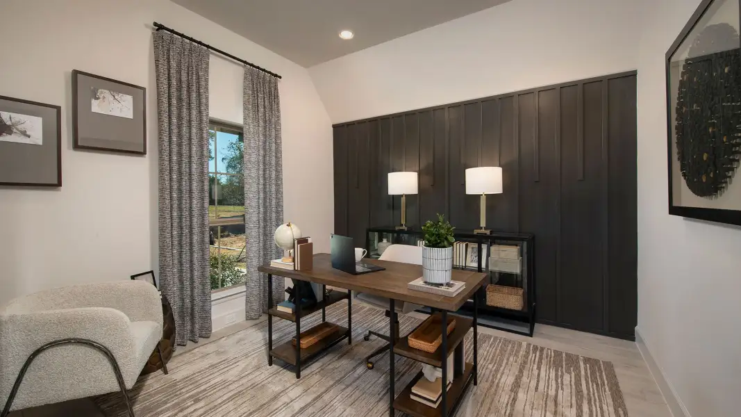 Furnished interior view inside a new home in Silo Mills, Cleburne (Image 68). Furnished interior view inside a new home in Silo Mills, Cleburne (Image 68).
