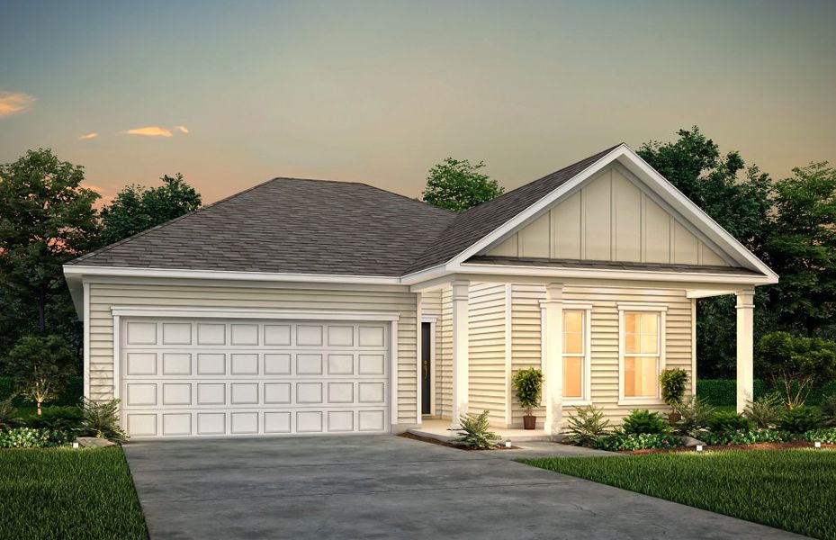 Representative exterior photo of a completed home built from the Rosemont by Pulte Homes in Southport Meadows, Southport, NC (Image 21). Representative exterior photo of a completed home built from the Rosemont by Pulte Homes in Southport Meadows, Southport, NC (Image 21).