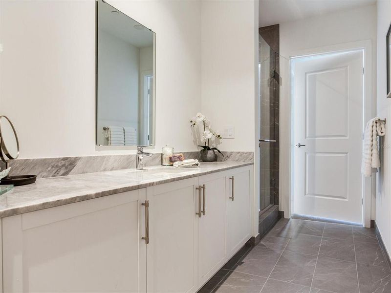 Furnished interior view inside a new home in , Tampa (Image 51).