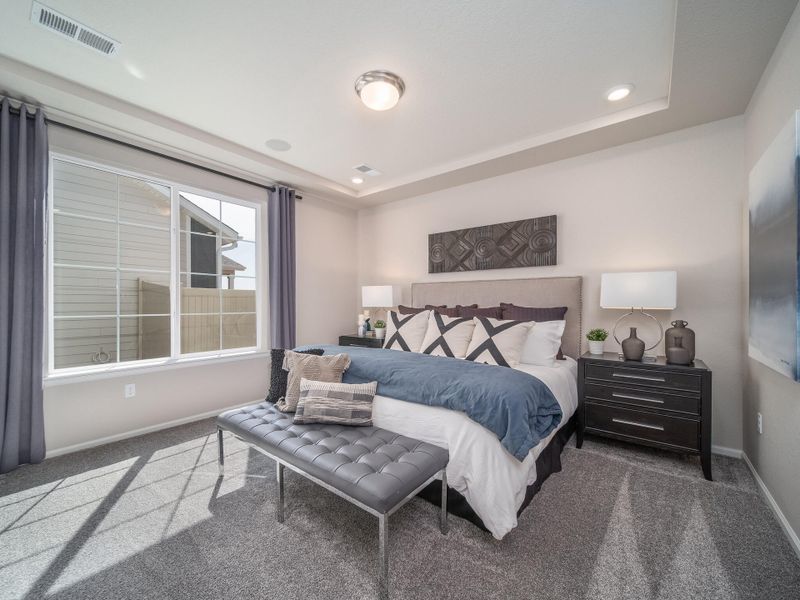Furnished interior view inside a new home in The Reserve at Green Valley Ranch, Aurora (Image 12).