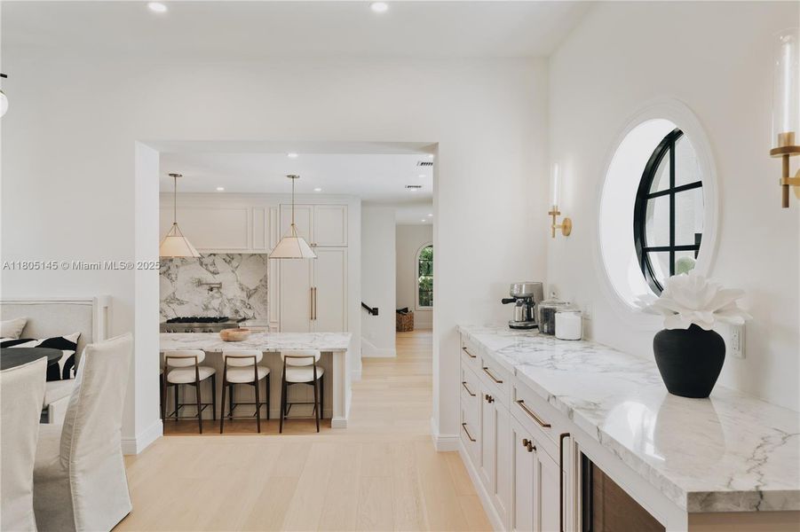 Furnished interior view inside a new home in , Miami (Image 10).