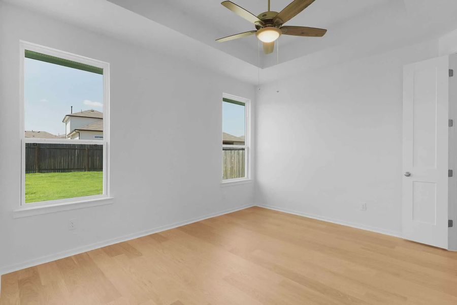 Representative unfurnished interior of a home built from the Aventura by Chesmar Homes in Bridgeland, Elgin (Image 7).
