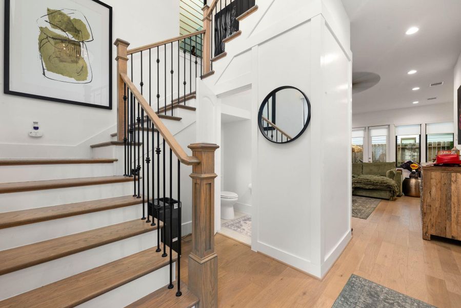 Furnished interior view inside a new home in Timbergrove Trails, Houston (Image 15).