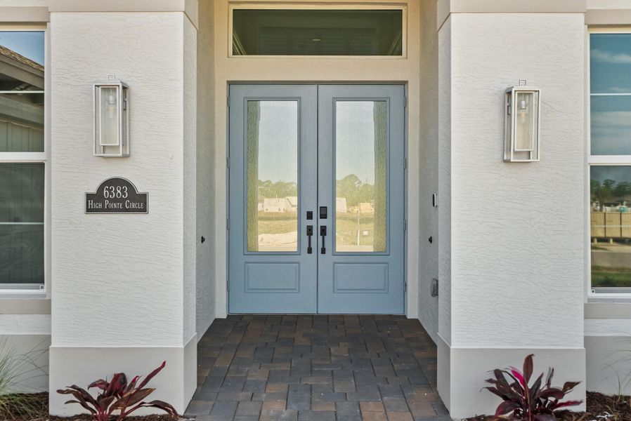 Representative exterior details of a home built from the Weston Signature by GHO Homes in High Pointe, Vero Beach (Image 34).