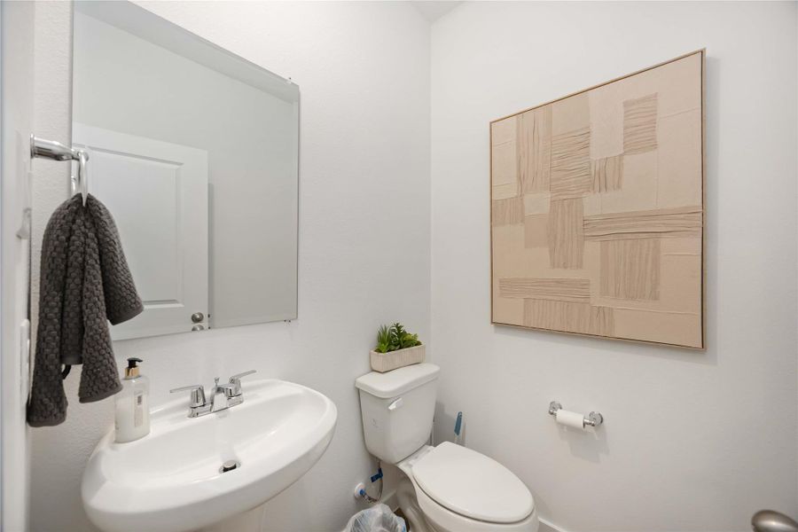 Furnished interior view inside a new home in Grand West, Houston (Image 27).