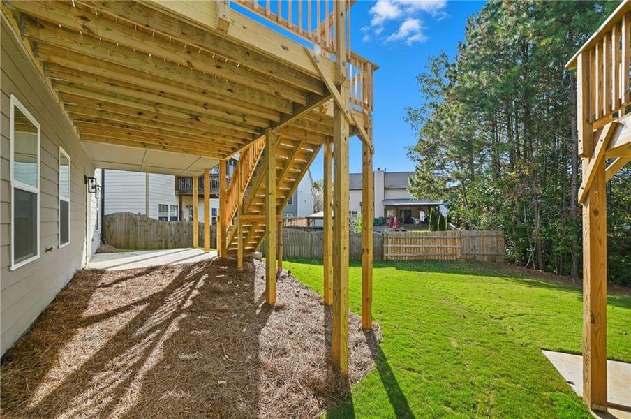 Exterior details and patio area of a home in , Canton (Image 34).