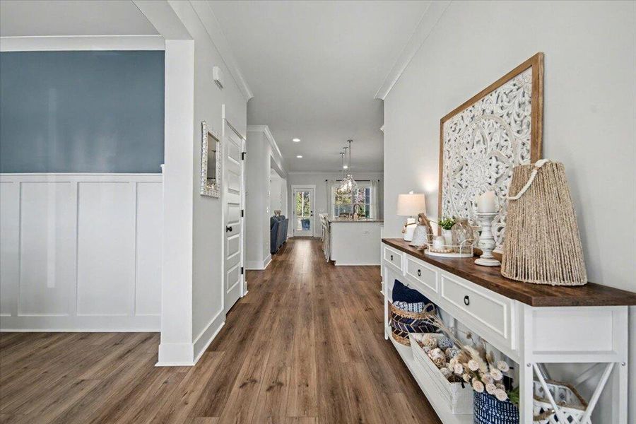 Furnished interior view inside a new home in Hewing Farms, Summerville (Image 14). Furnished interior view inside a new home in Hewing Farms, Summerville (Image 14).