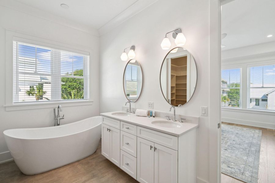 Furnished interior view inside a new home in , Isle Of Palms (Image 44).