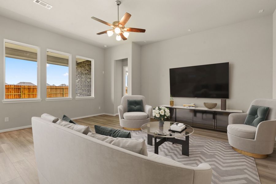 Representative furnished interior of a home built from the Sydney by Ashton Woods in Sunterra Lakes, Brookshire (Image 9). Representative furnished interior of a home built from the Sydney by Ashton Woods in Sunterra Lakes, Brookshire (Image 9).