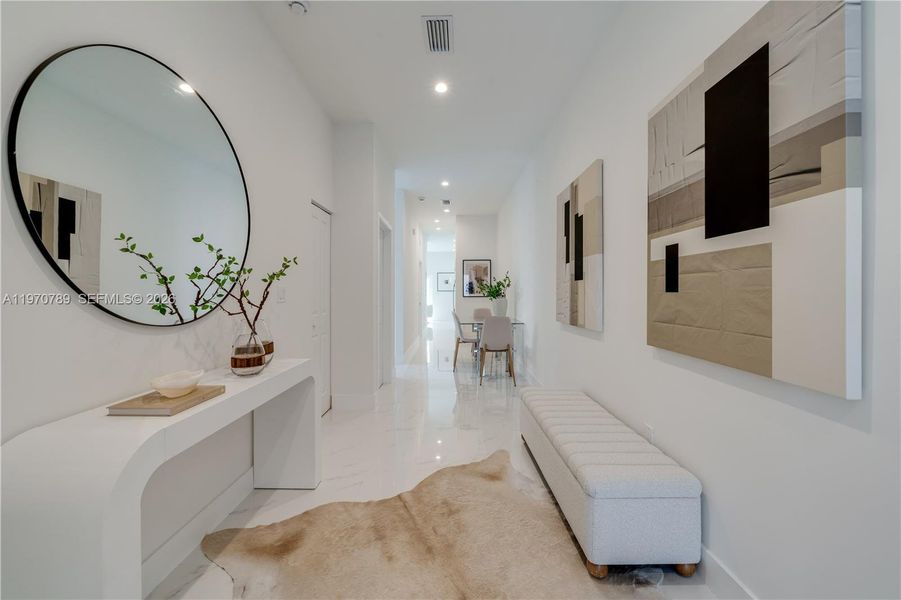 Furnished interior view inside a new home in , Miami (Image 6). Furnished interior view inside a new home in , Miami (Image 6).