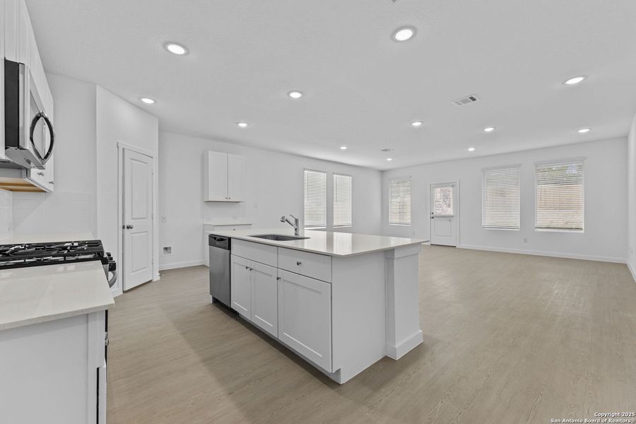 Furnished interior view inside a new home in Waterwheel: Coastline Collection, San Antonio (Image 3).