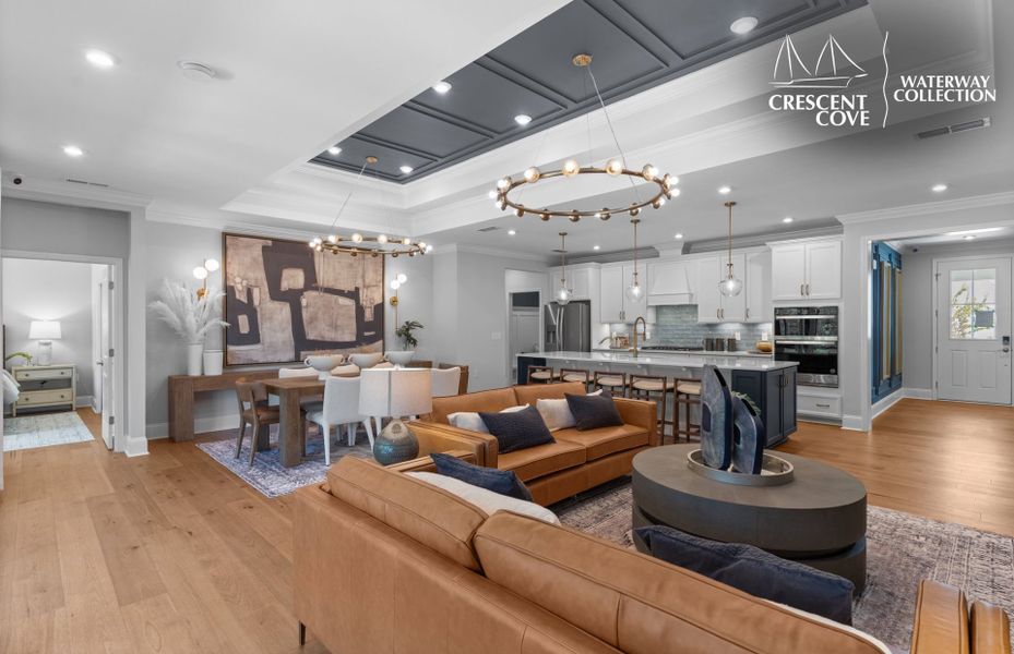 Representative furnished interior of a home built from the Stardom - Waterway Collection by Pulte Homes in Crescent Cove, Myrtle Beach (Image 27).