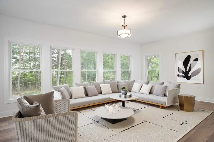 Representative furnished interior of a home built from the The Berkley by Forbes Capretto Homes in Cannon Woods, Clarence (Image 3).
